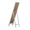 Head West Brushed Nickel Full Size Free Standing Easel Dressing Mirror - 18" x 64"
